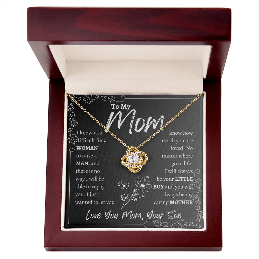 To My Mom | Love Knot Necklace | Mother's Day Gift