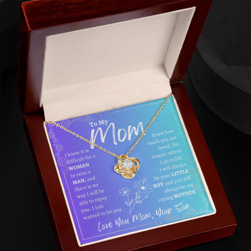 To My Mom | Love Knot Necklace | Mother's Day Gift