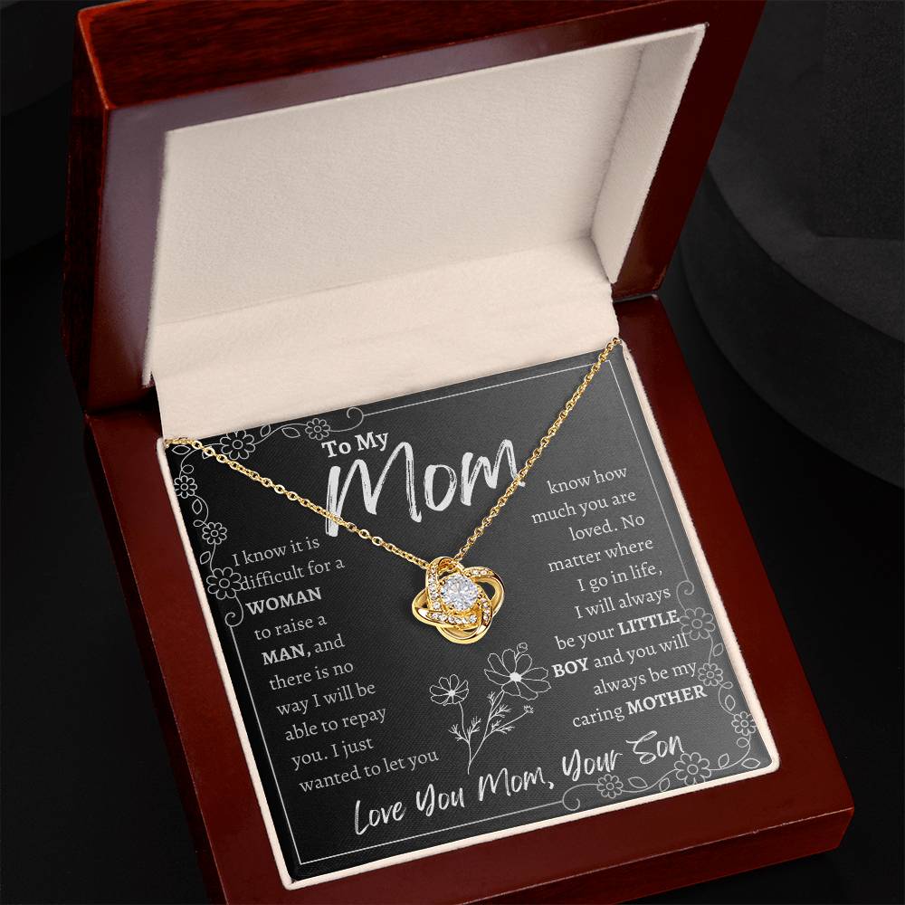 To My Mom | Love Knot Necklace | Mother's Day Gift