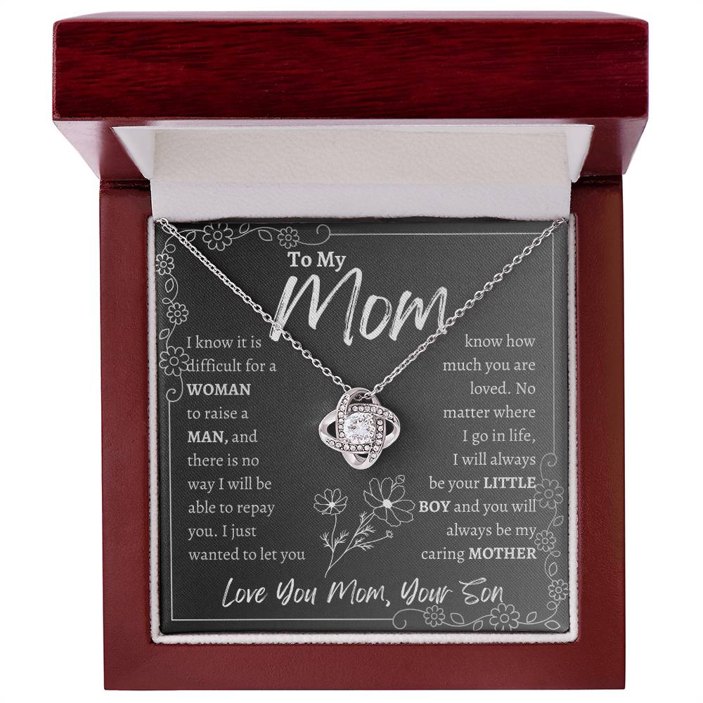 To My Mom | Love Knot Necklace | Mother's Day Gift