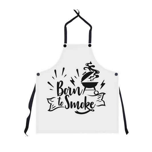 Born to Smoke Grilling Apron  | Durable High Quality Material with Adjustable Straps