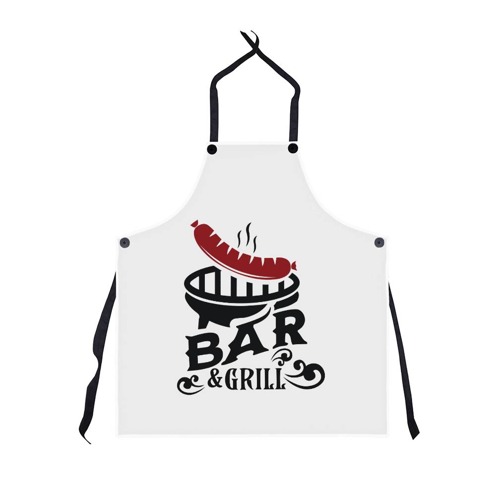 Bar and Grill Grilling Apron | Durable High Quality Material with Adjustable Straps