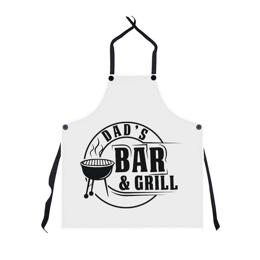 Dad's Bar & Grill Grilling Apron | Durable High Quality Material with Adjustable Straps