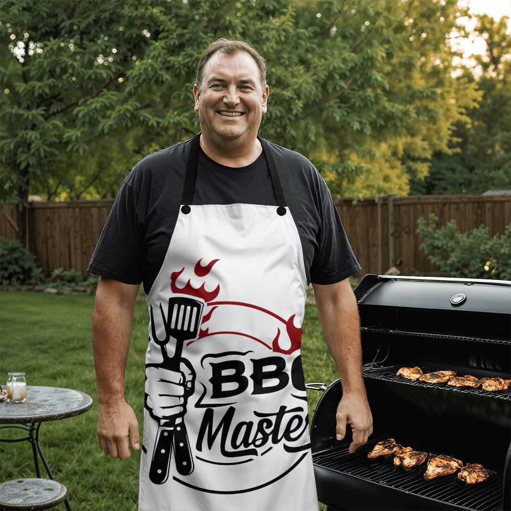 BBQ Master Grilling Apron  | Durable High Quality Material with Adjustable Straps