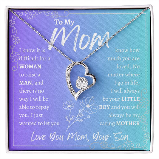 To My Mom From Son | Forever Love Necklace | Mother's Day Gift