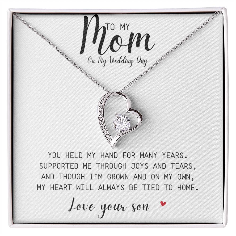 Forever Love Necklace | A Gift To My Mom On My Wedding Day | Love Your Son