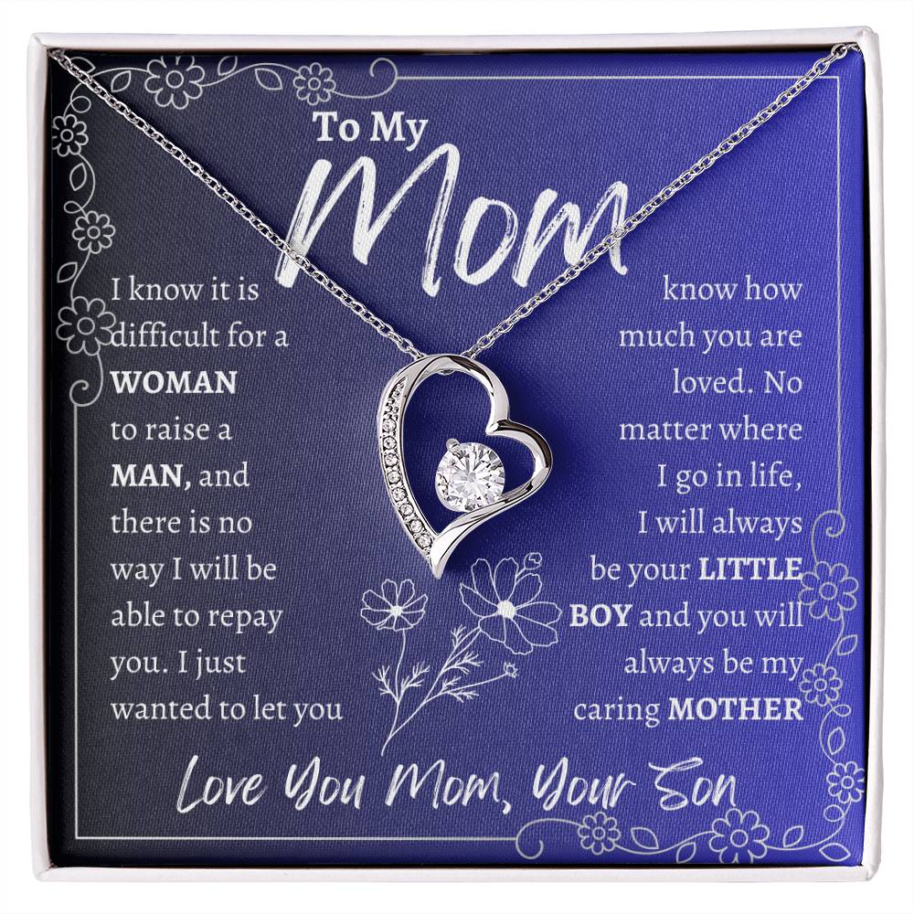 To My Mom From Son | Forever Love Necklace | Mother's Day Gift