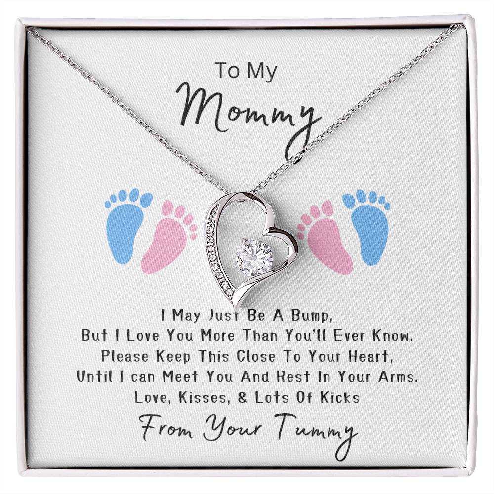 To New Mommy | Baby Bump | Forever Love Necklace