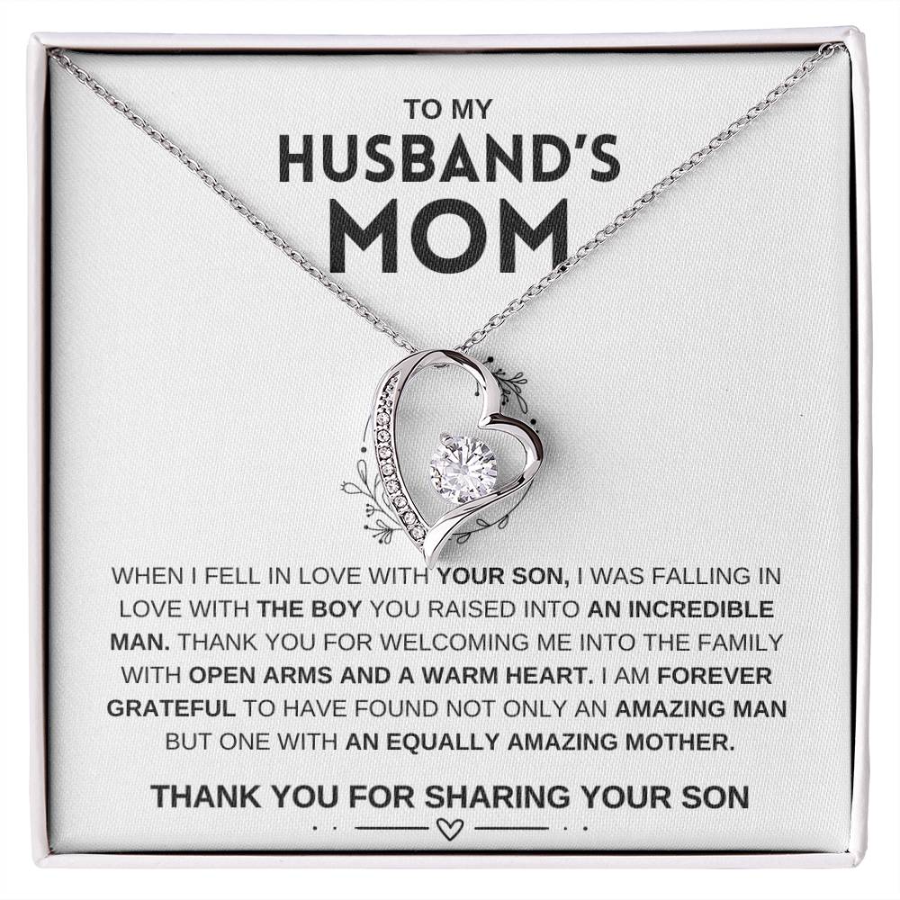 To My Husband's Mom | Forever Love Necklace | Anniversary | Wedding day | Mother's Day