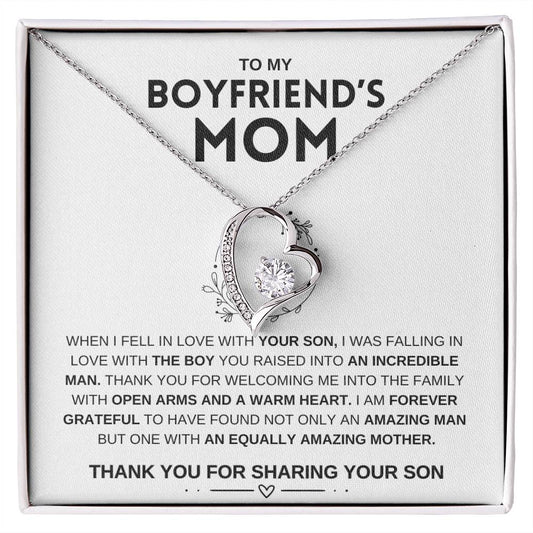 To My Boyfriend's Mom | Mother's Day Gift | Forever Love Necklace