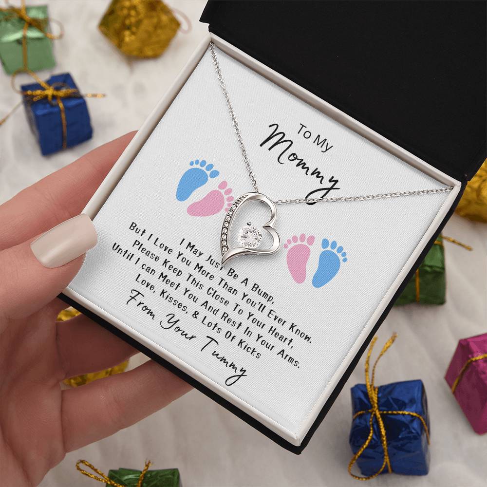 To New Mommy | Baby Bump | Forever Love Necklace