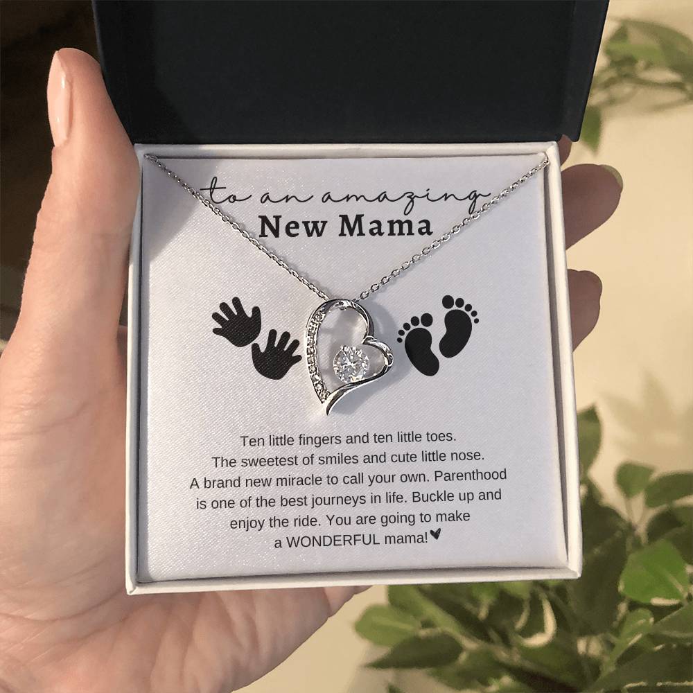 To an Amazing New Mama | Ten Fingers - Ten Toes | Forever Love Necklace | Mother's Day Gift