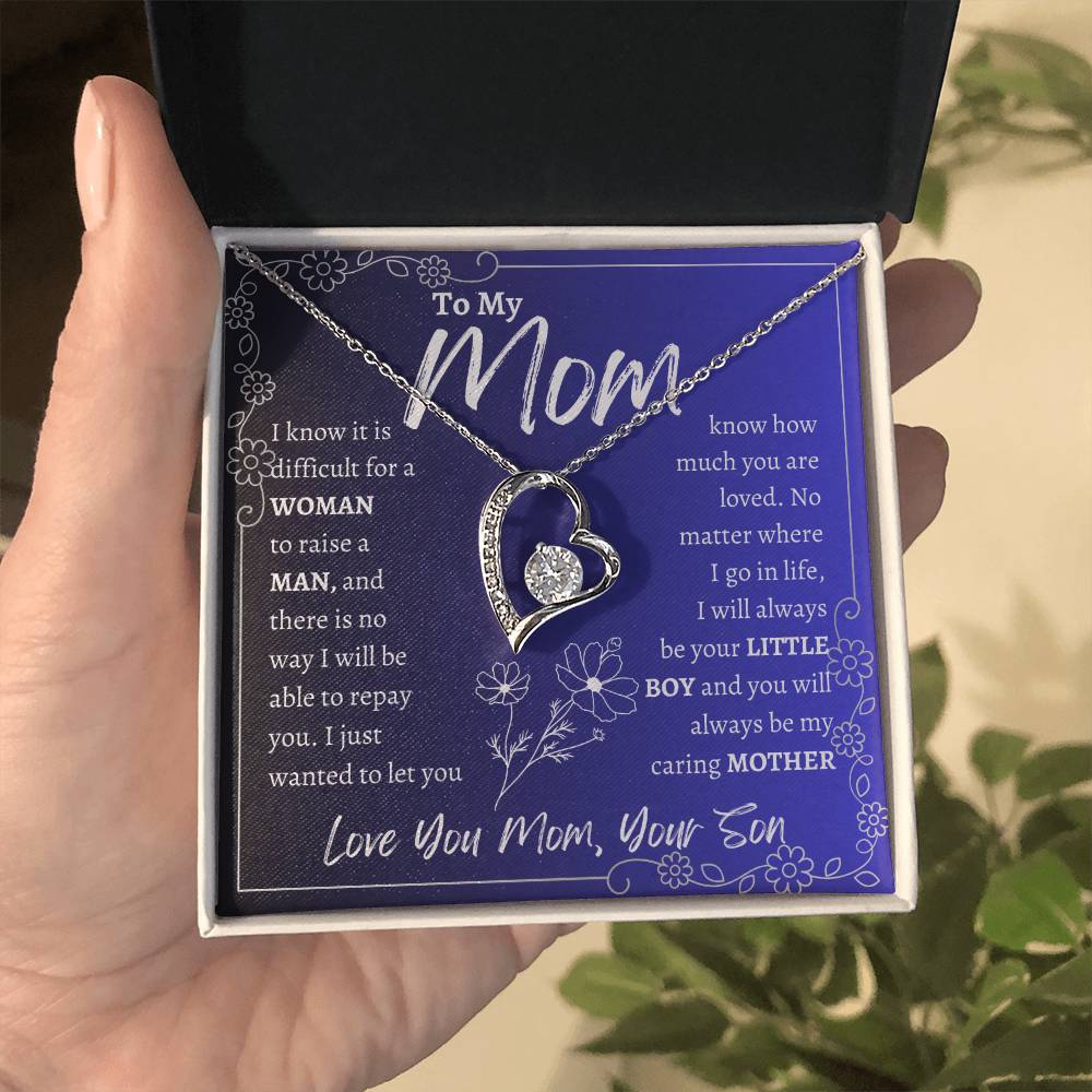 To My Mom From Son | Forever Love Necklace | Mother's Day Gift