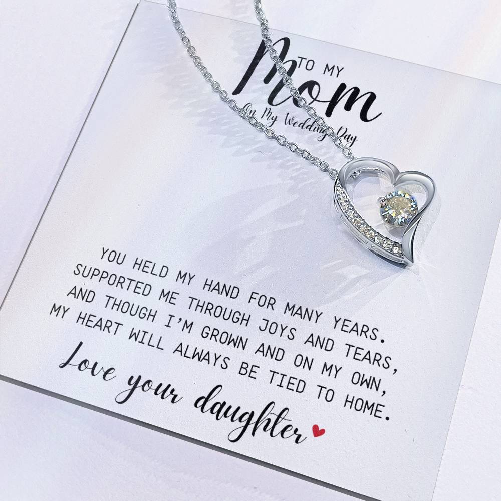 Forever Love Necklace | A Gift To My Mom On My Wedding Day | Love Your Daughter