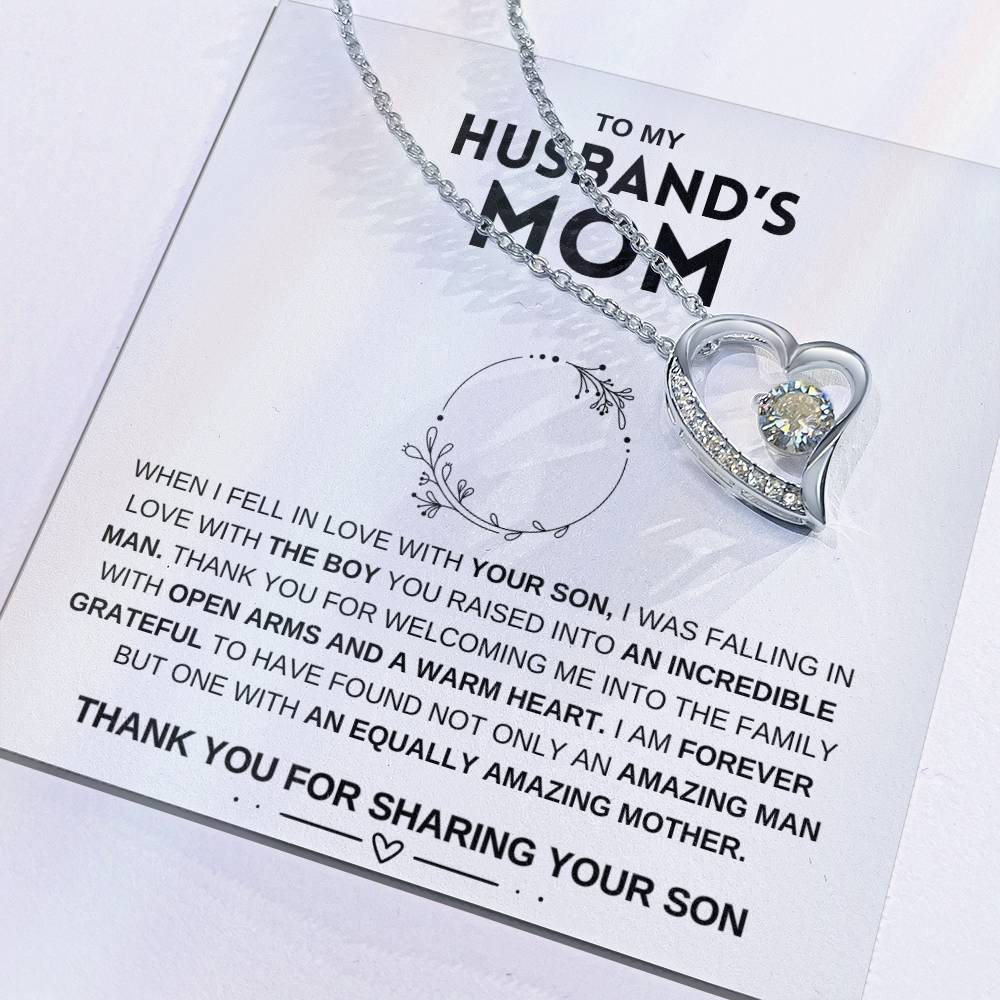 To My Husband's Mom | Forever Love Necklace | Anniversary | Wedding day | Mother's Day