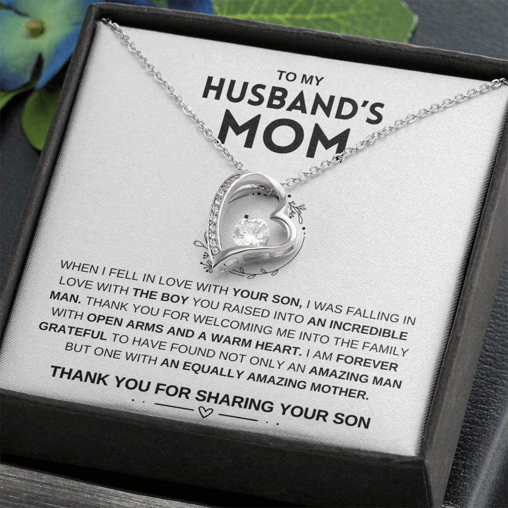 To My Husband's Mom | Forever Love Necklace | Anniversary | Wedding day | Mother's Day