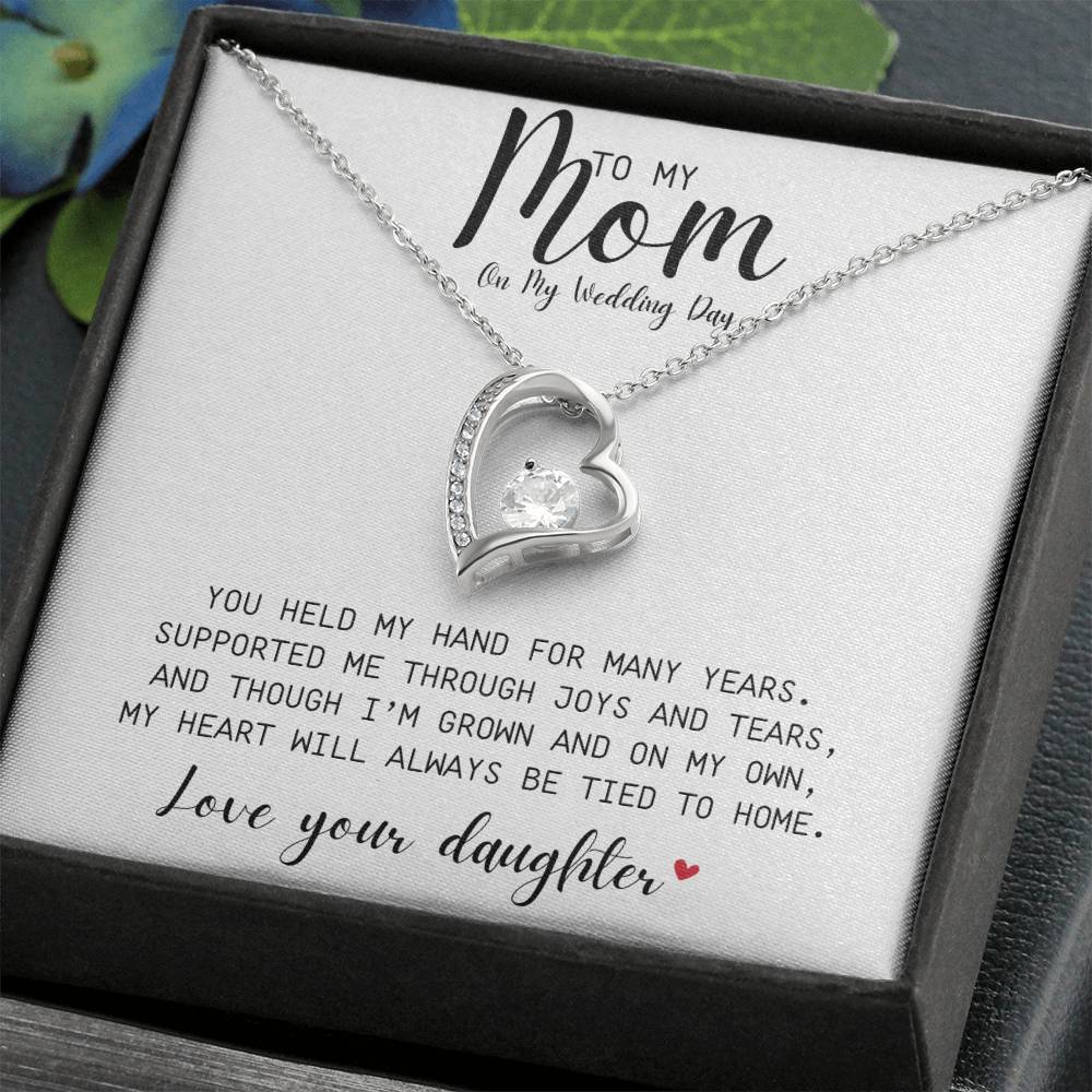 Forever Love Necklace | A Gift To My Mom On My Wedding Day | Love Your Daughter