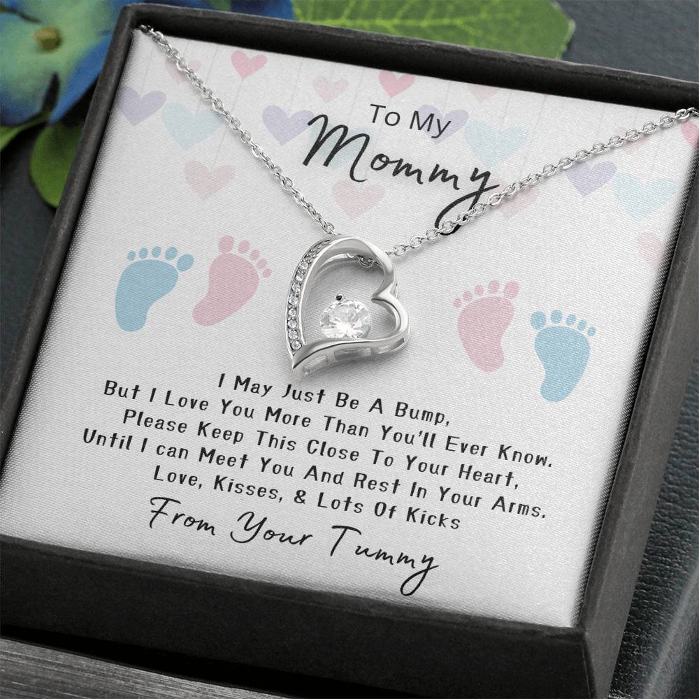 Mommy to Be | Baby feet | Forever Love Necklace | Mother's Day Gift