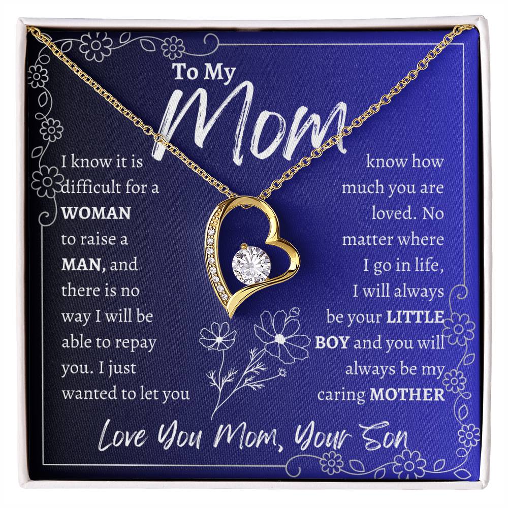 To My Mom From Son | Forever Love Necklace | Mother's Day Gift