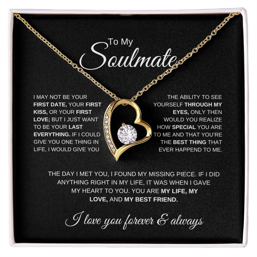 Soul Mate | First Date, First Kiss, First Love | Forever Love Necklace