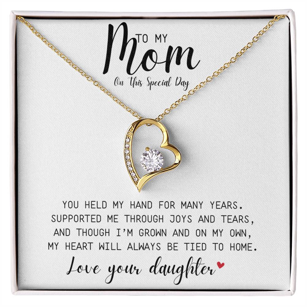 Forever Love Necklace | A Gift To My Mom On This Special Day | Love Your Daughter