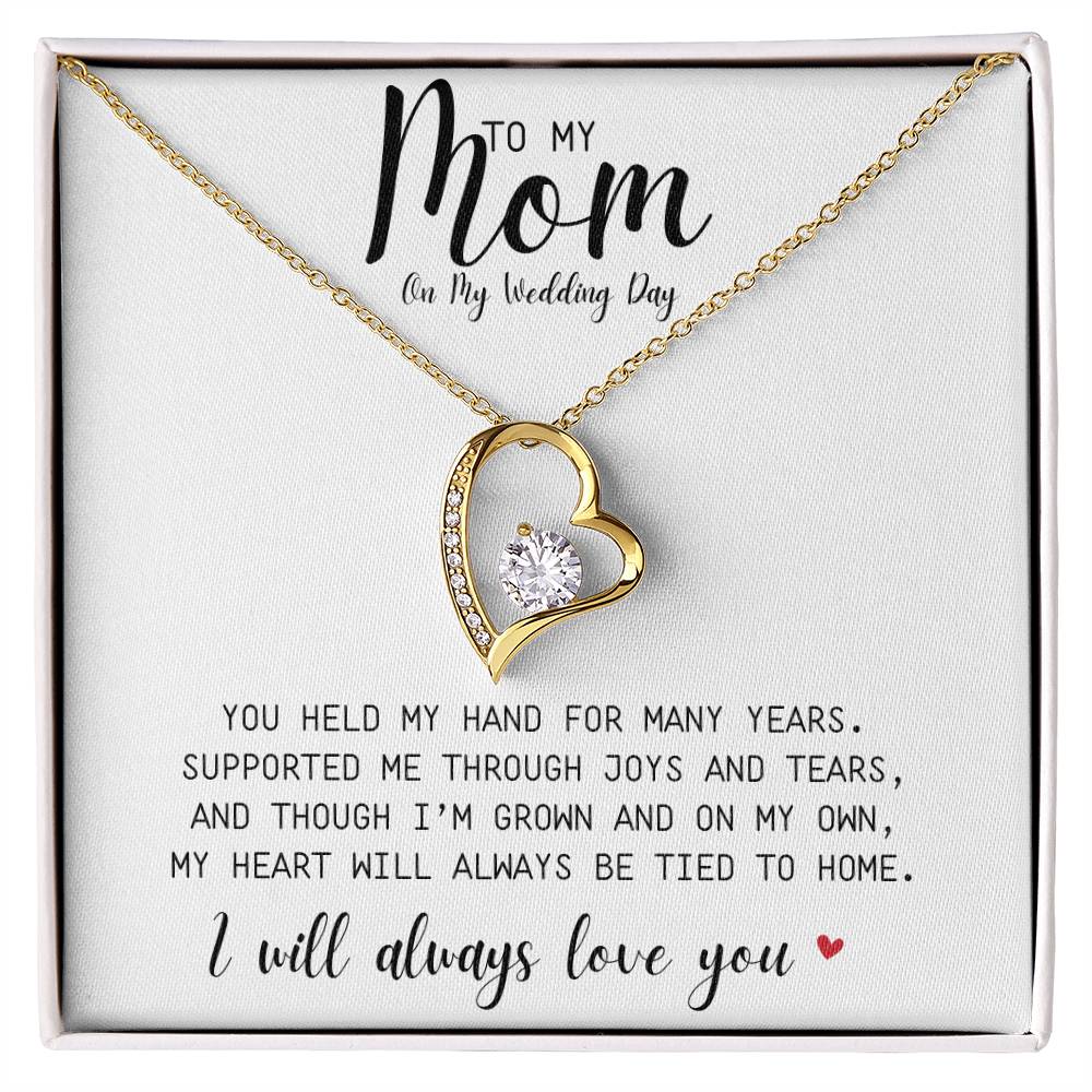 Forever Love Necklace | A Gift To My Mom On My Wedding Day