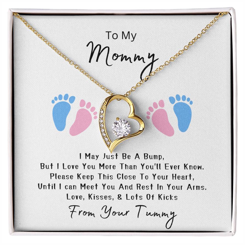 To New Mommy | Baby Bump | Forever Love Necklace