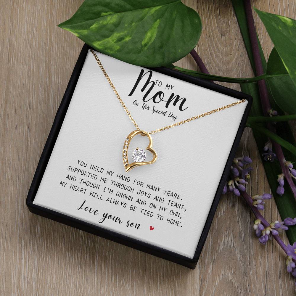 Forever Love Necklace | A Gift To My Mom On This Special Day | Love Your Son