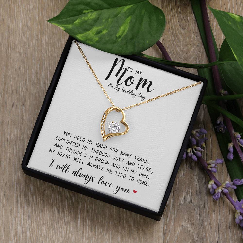 Forever Love Necklace | A Gift To My Mom On My Wedding Day