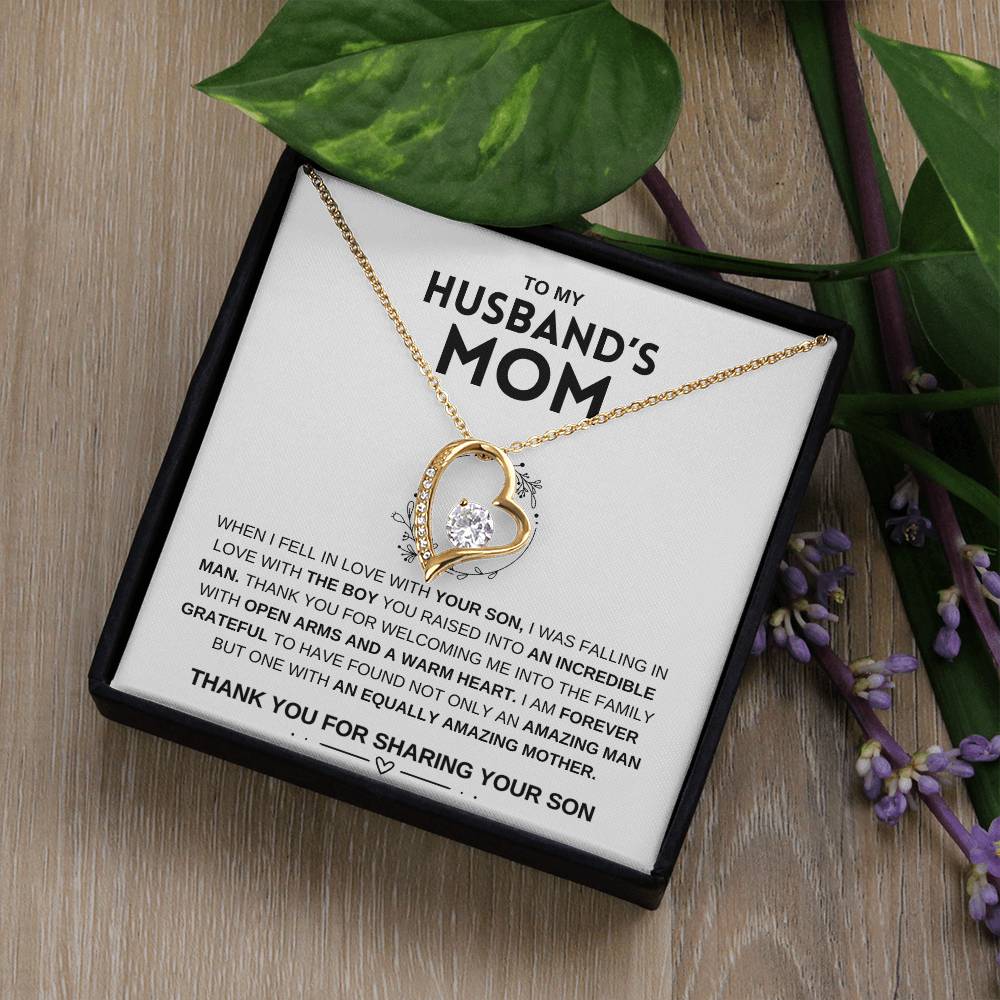 To My Husband's Mom | Forever Love Necklace | Anniversary | Wedding day | Mother's Day