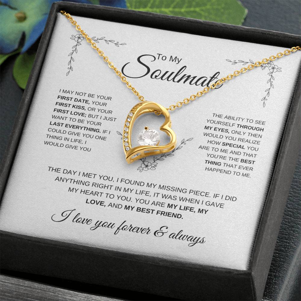 Soul Mate | First Date, First Kiss, First Love | Forever Love Necklace