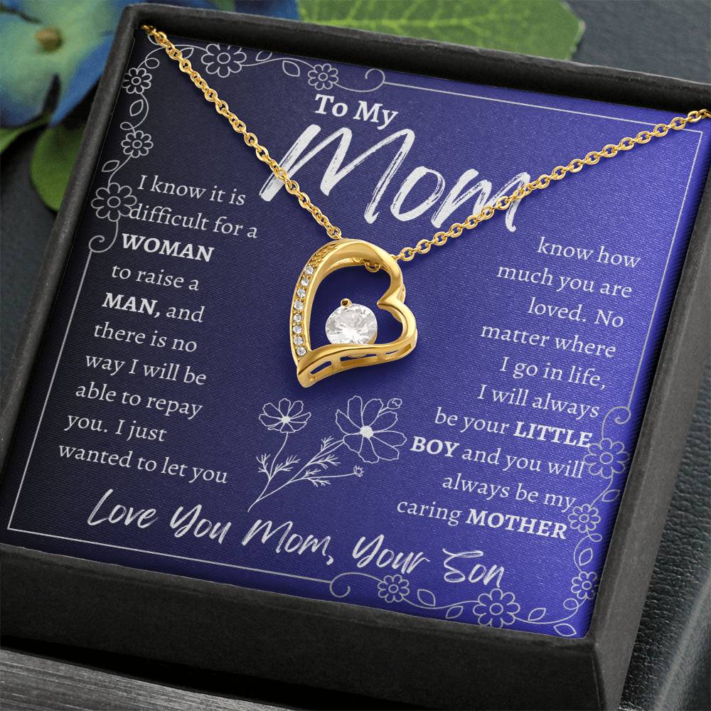 To My Mom From Son | Forever Love Necklace | Mother's Day Gift