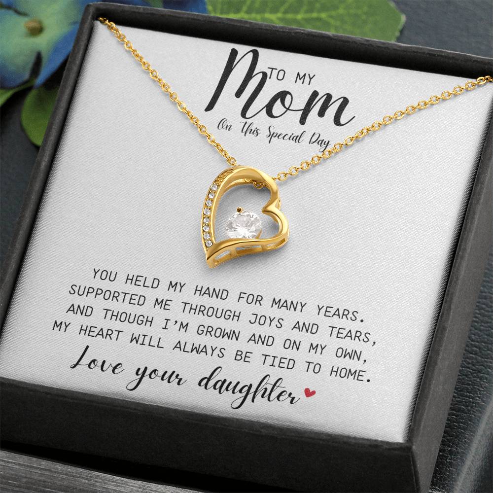 Forever Love Necklace | A Gift To My Mom On This Special Day | Love Your Daughter